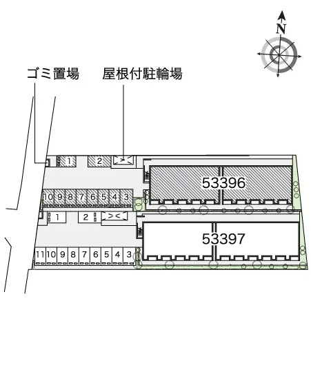 ★手数料０円★八尾市宮町 月極駐車場